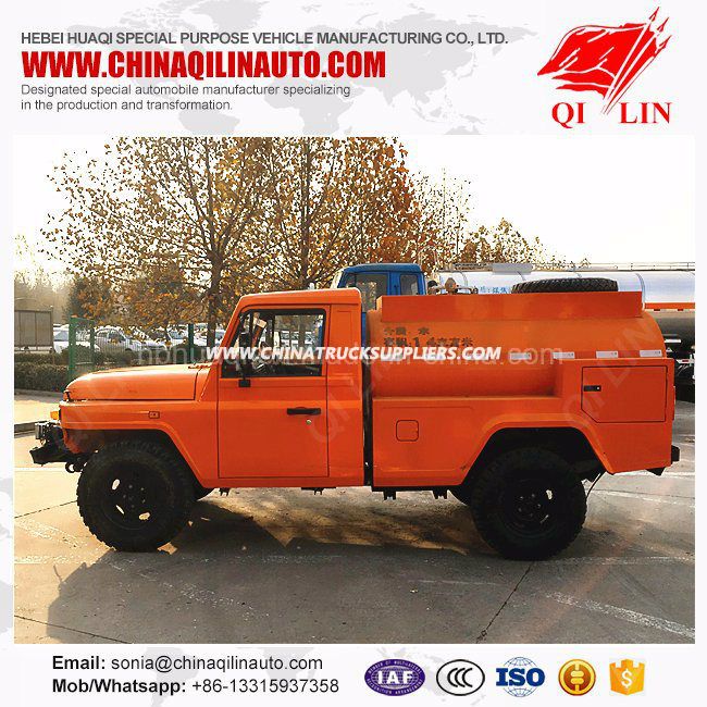 Beijing Brand 1400L Forest Fire Water Tank Truck 