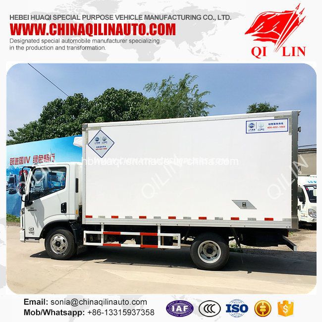 Refrigerator Box Truck for Meat and Fish Transport 