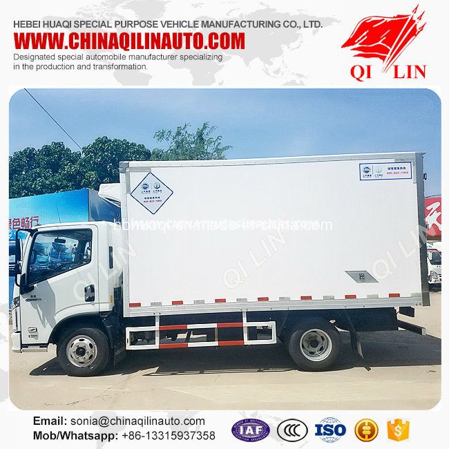 LHD / Rhd 4X2 Small Seafood Refrigerated Truck for Sale 