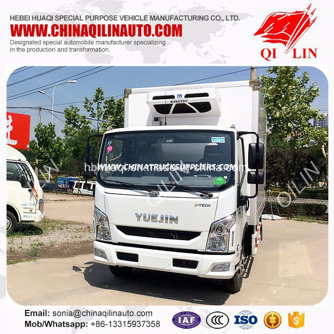 Light Duty Ice Cream Freezer Refrigerated Van Truck 