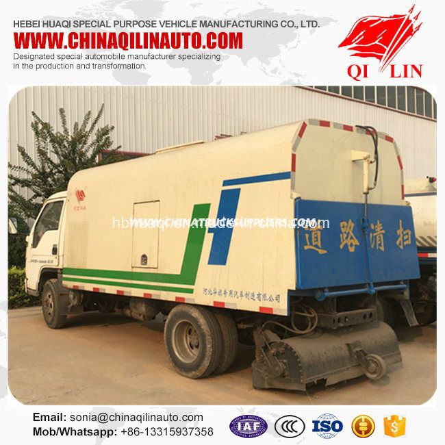 2 Axles Street Sweeping Truck with ABS System Images 1
