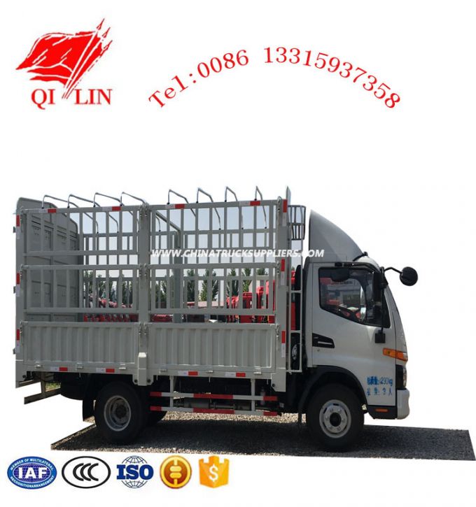 Low Price 4*2 130HP Side Door Open Cargo Truck 