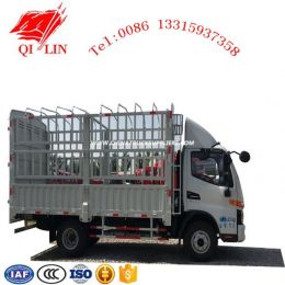 Low Price 4*2 130HP Side Door Open Cargo Truck