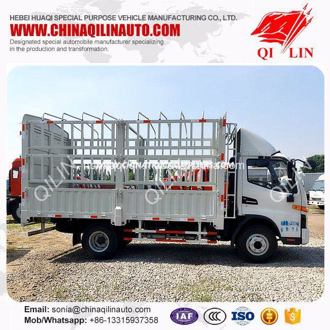 2019 New Side Wall Drop 5 Tons Cargo Truck 