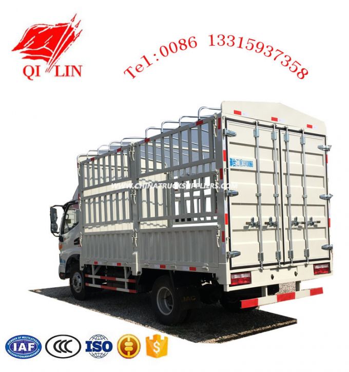 Bulky Cargo Fence Van Truck with Removable Gate 