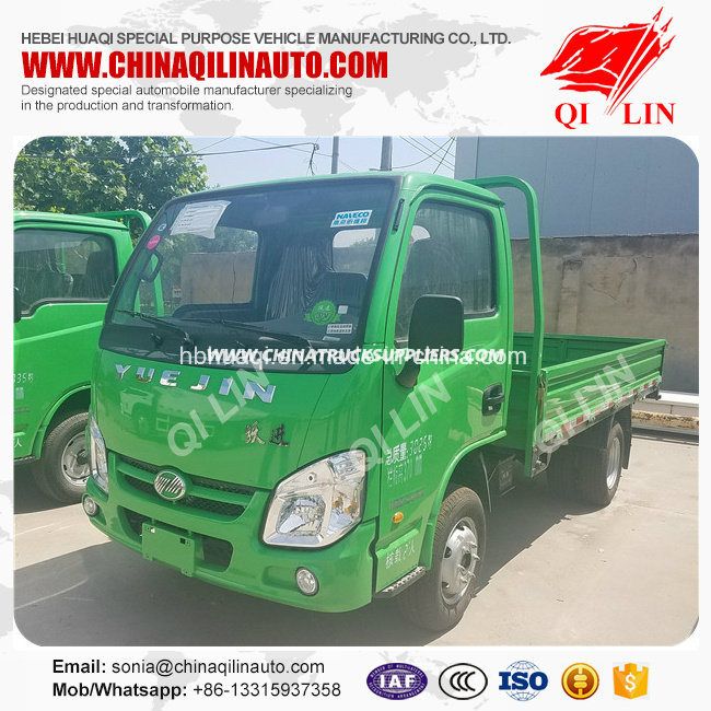 2 Axles Mini Cargo Truck with Removable Sideboard 