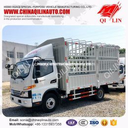 Factory Sale Side Door Open Van Truck with 6 Tires