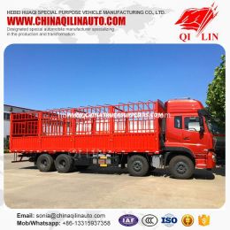 Animal Transport Cargo Box Truck with Collapsible Doors