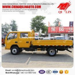 Dongfeng 4X2 Double Row Cab Side Wall Light Cargo Truck