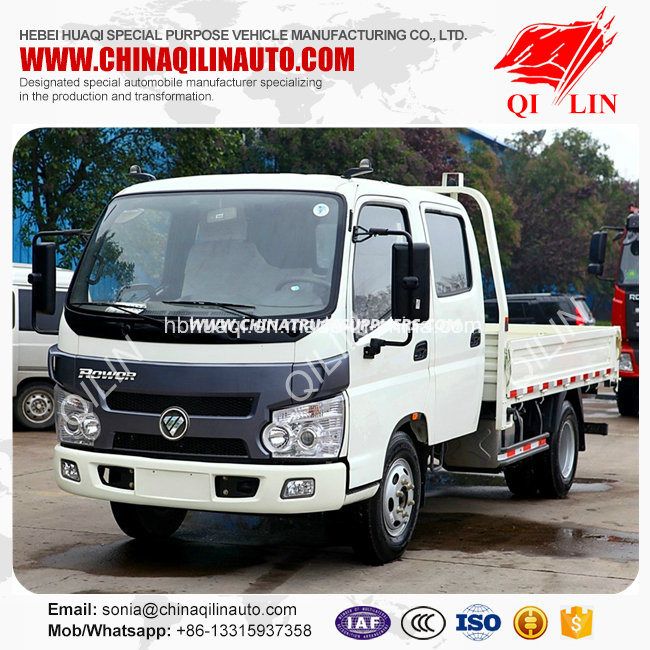 Foton 4*2 Double Row Cabin Pickup Light Cargo Truck 