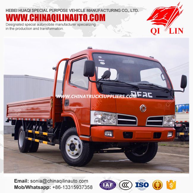 Dongfeng Brand 6 Wheeler Dropside Cargo Truck 