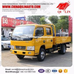 4 Tons Stake Truck with Double Row 5 Passengers Cab
