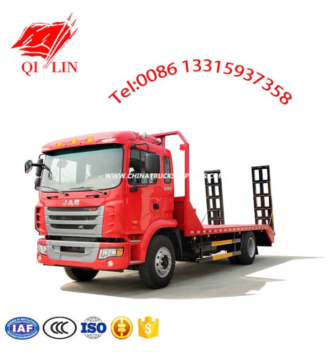 Factory Direct Sale 11 Tons Harvester Transport Low Bed Truck 