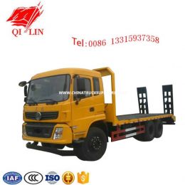 Dongfeng 6X4 10 - 15 Tons Payload Low Bed Truck