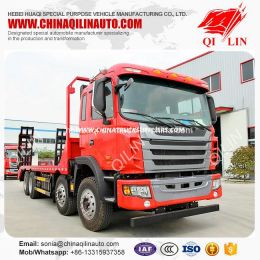 Customized Heavy Equipment Transport Low Flat Deck Truck
