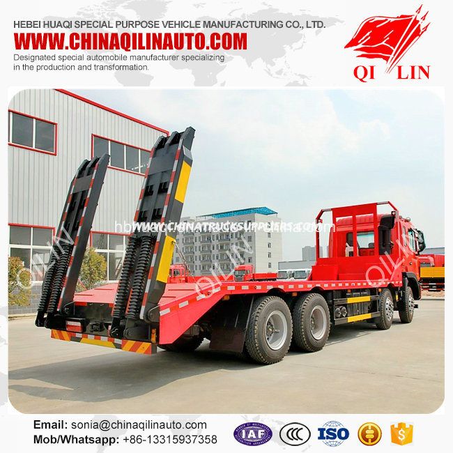 7 Meters Length Platform Low Loader Truck for Heavy Machine 