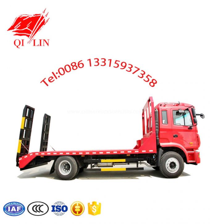 Max Speed 100km/H Low Flatbed Tow Truck with Diesel Engine 