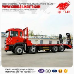 Heavy Load 8X4 Left Hand Drive Platform Cargo Truck
