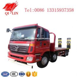 30 Tons Low Flat Deck Truck with Extendable Side Flatbed