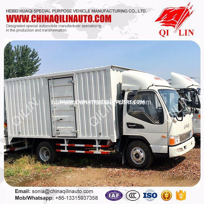 Light Duty Box Cargo Truck with Side Door  