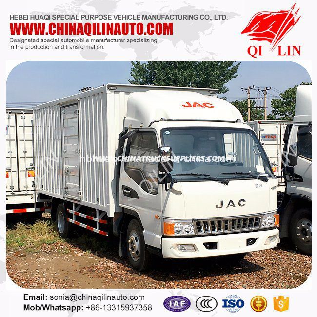 Double-Axle China Mini Van Truck with Side Door 