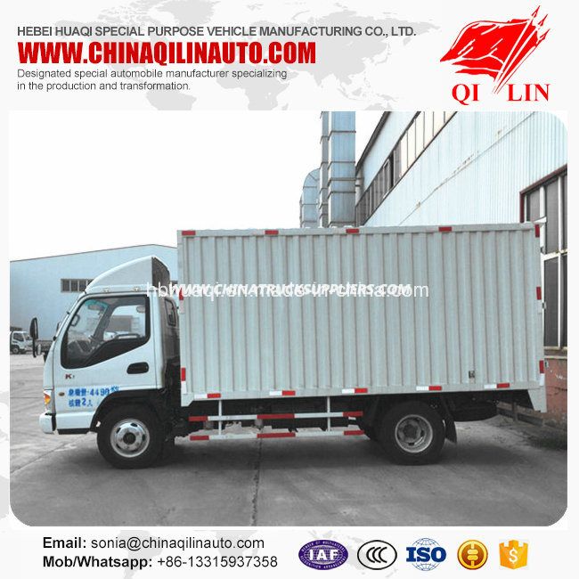 6 Tires Light Cargo Mobile Store Van Truck for Sale 