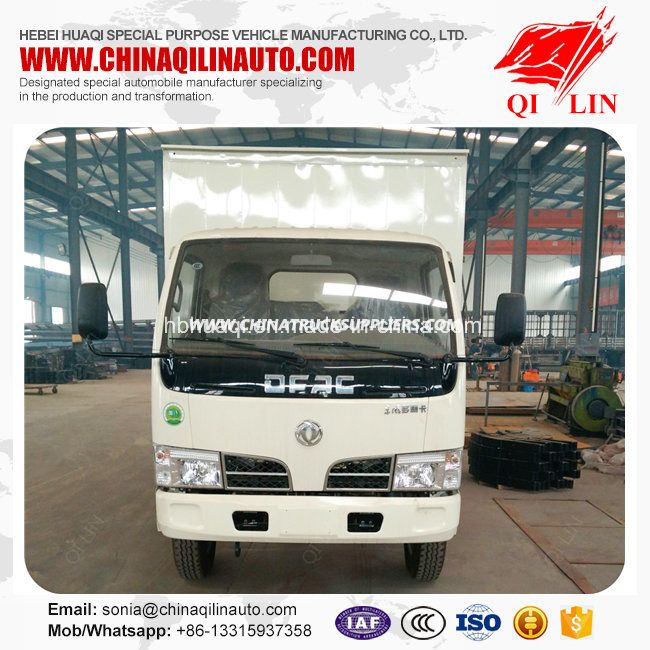 Cheap Price 3t Payload Light Cargo Mini Box Truck Made in China 