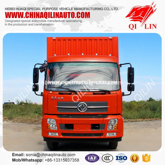 5.6 Meters Wheelbase 4X2 Middle Duty Container Box Truck Images 1