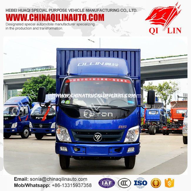 Single Cab Small Dry Cargo Delivery Van Lorry Truck Images 1