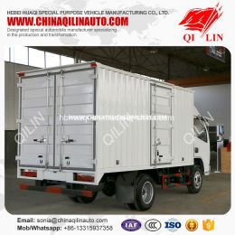 Gross Weight 4.5 Tons Box Cargo Truck with Back Doors