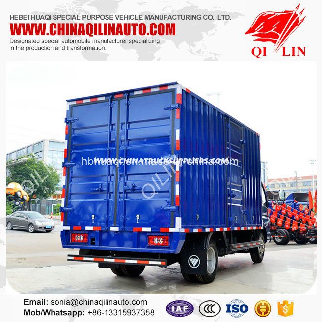 Factory Selling Light Duty Insulated Dry Cargo Van Truck 