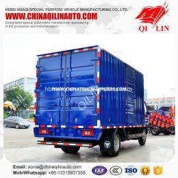 Factory Selling Light Duty Insulated Dry Cargo Van Truck