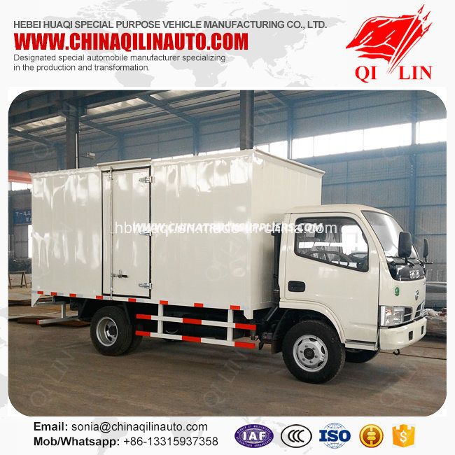 Factory Hot Sale 4X2 Euro 3 Emission Cargo Van Truck 