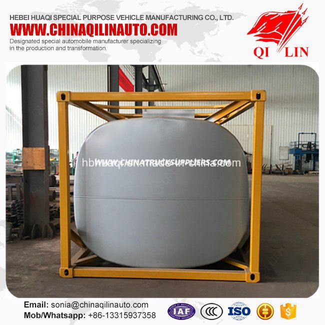 Skeleton Frame Enclosed Chemical Liquids Transport Tanker Trailer 