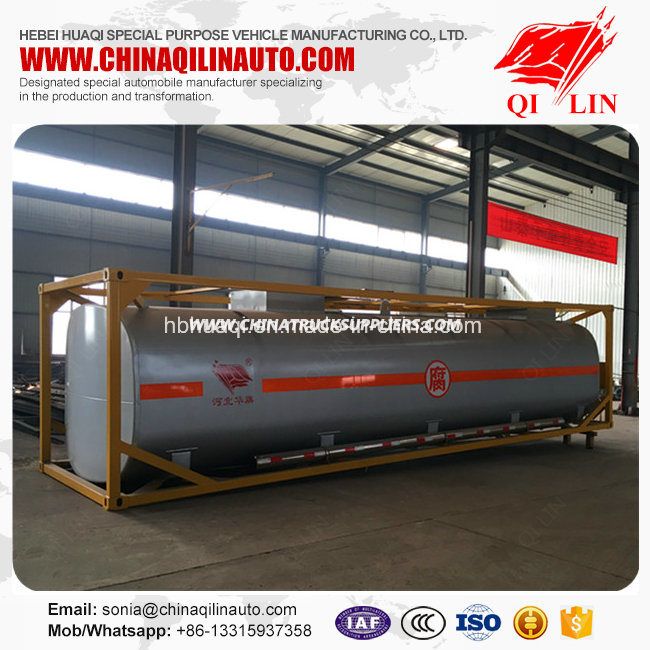 Factory Sale Framework Tanker Trailer for Chemical Liquids Loading 