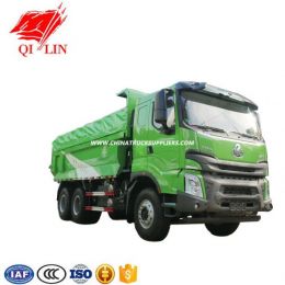 6*4 Drive Form Sanitation Residue Truck with Middle Top Hydraulic Cylinder Heavy Dump Truck