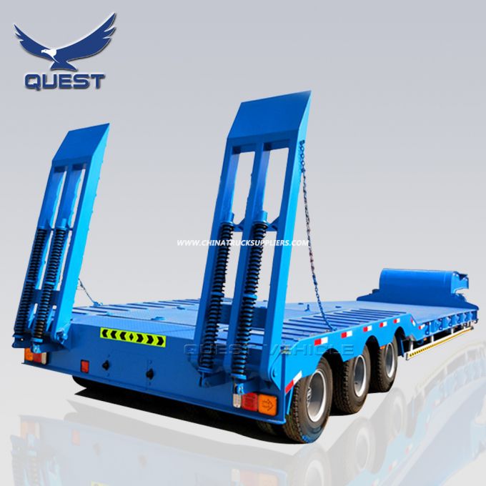 Tanzania 120tons 3 Lines 6 Axles Low Bed Semi Trailer 