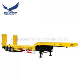 Quest 3-Axle Lowboy Trailer 50ton Excavator Low Bed Semi Trailer