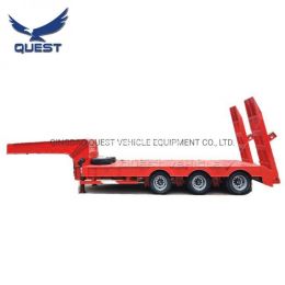 Quest Excavator Transporter 60 Ton 3axle Gooseneck Lowbed Semi Trailer