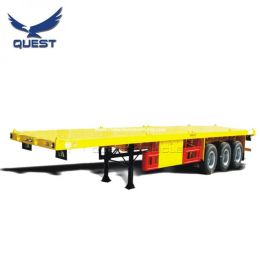 Quest 3axle 40FT High Bed Flatbed Semi Trailers for Sale
