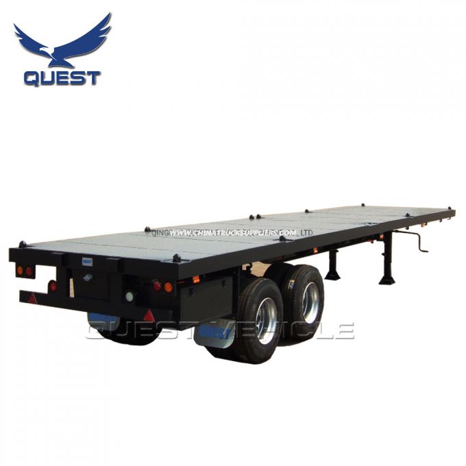 35ton Transport Container 40FT Flatbed Semi Trailer 