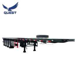 Quest Camion 40′ Flatbed Semi Trailer Container Truck Trailers