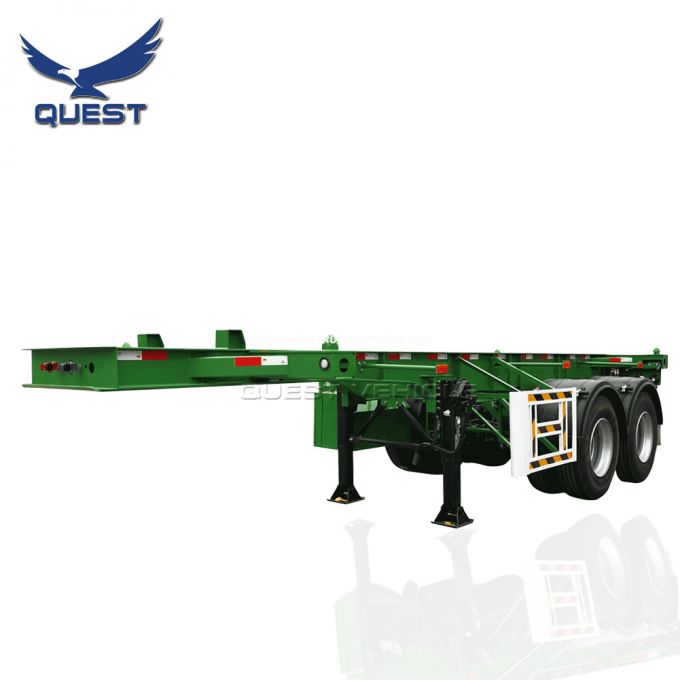 30 Tons 20FT 40FT Container Chassis Skeleton Semi Trailer Images 1