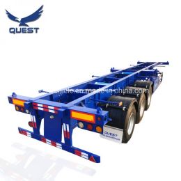 40FT/20feet 3 Axles Shipping Container Chassis Semi Trailer