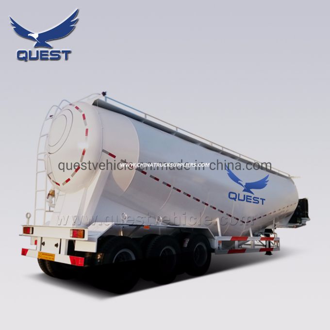 55cbm 70 Tons Bulk Cement Tanker Cement Silo Semi Trailer 