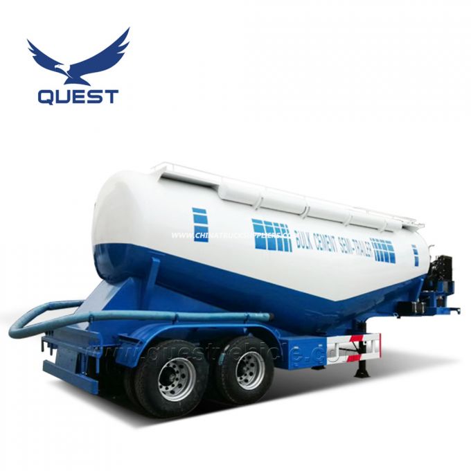 China Manufacturer 2 Axles 28cbm Cement Silo Trailer, Bulk Cement Tank Trailer 