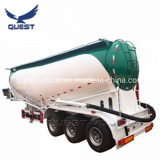 Quest 50ton Bulk Cement Tank Trailer Truck Trailer Images 1