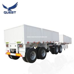 Quest Manufacture Superlink Interlink 4axle Side Panel Container Semi Trailer