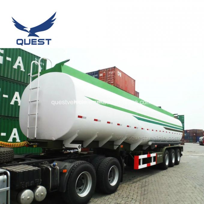 Malawi 3 Axle 42cbm Fuel Oil Tank Tanker Semi Trailer 