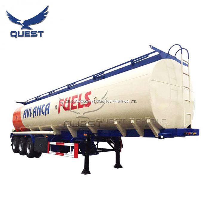 Palm Oil Transfer Tank Semi Trailers Fuel Oil Tanker Trailer 